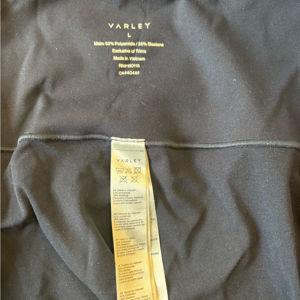 Varley Shape High Pocket Leggings- Navy, size L - Picture 3 of 3